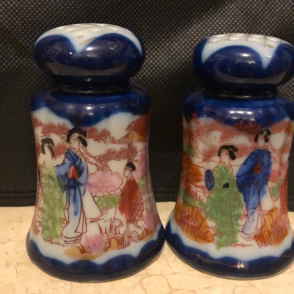 Vintage salt and pepper shakers